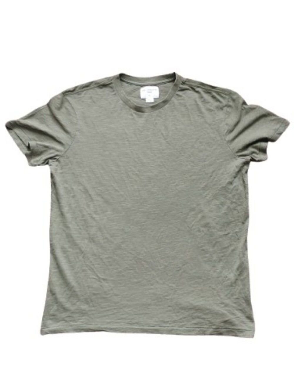 NWT Sol Angeles Essential Crew Neck T-Shirt Olive Green Size Small
